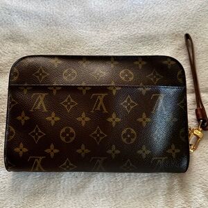 Louis Vuitton Brown Monogram Orsay Clutch